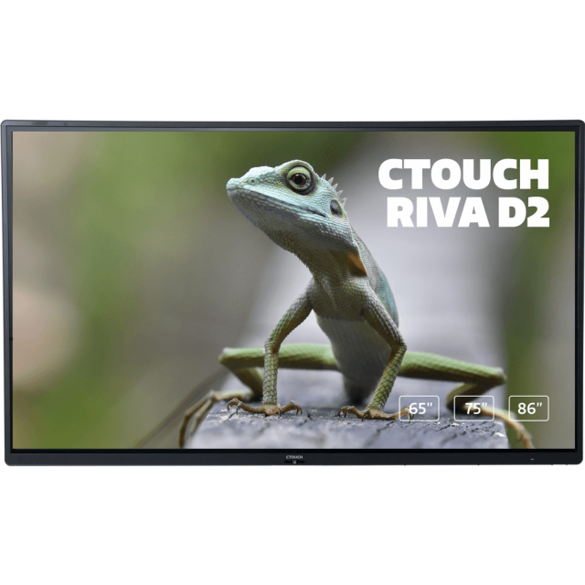 CTouch Riva D2 series Interactive Touchscreens (65", 75" & 86")