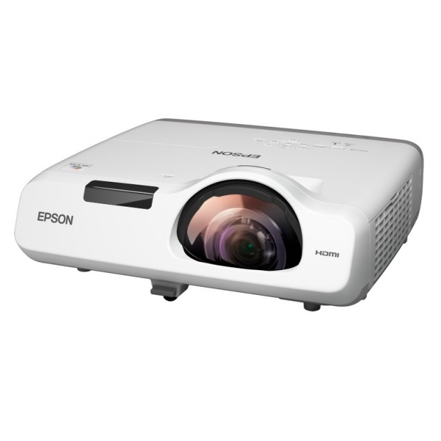 Epson EB-535W 3,400AL WXGA LCD Short Throw Projector