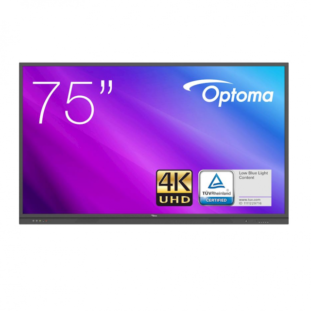 Optoma 3751RK 75" 4K UHD Interactive Flat Panel Display